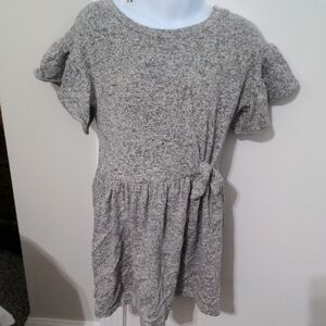 Cat & Jack Gray Casual Kids Dress
